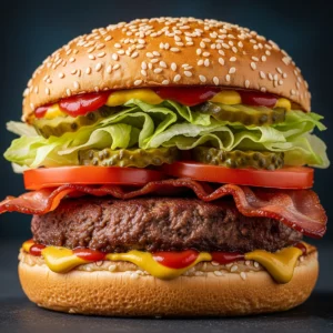 Sun Burger cu bacon