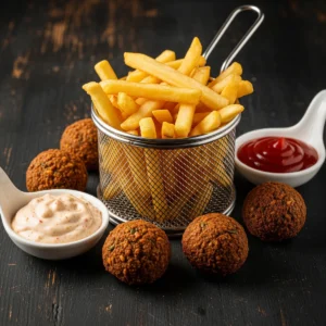 Cartof pai + falafel + 2 sosuri