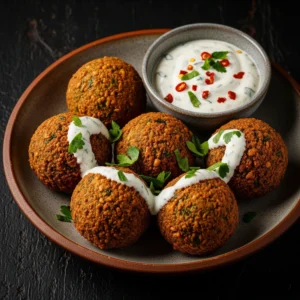Falafel cu sos picant