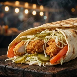 Kebab de pui "crispy"
