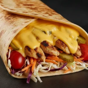Kebab cu pui și cașcaval