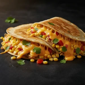 Quesadilla cu cașcaval si legume