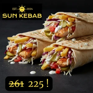 3 kebaburi de pui mari