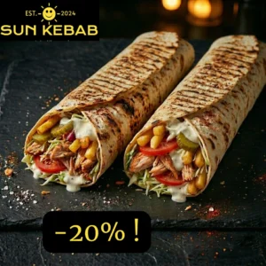2 kebaburi de pui, cîte 400 grame fiecare.