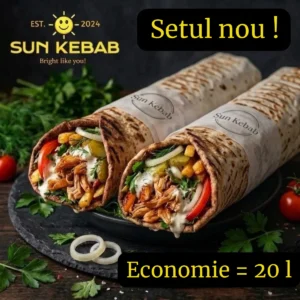 2 shaorme cu pui dublu